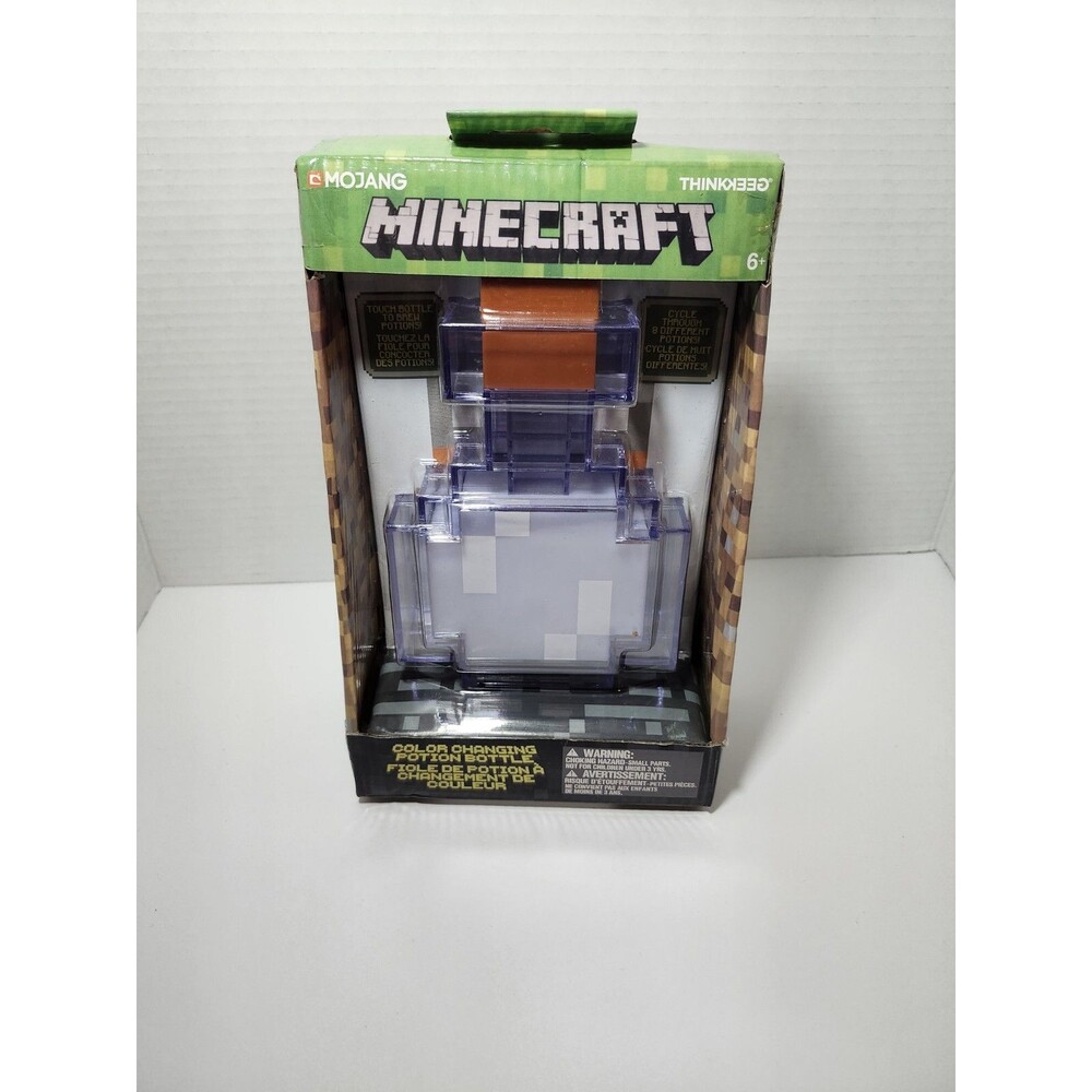 Minecraft 8 Color Changing Potion Bottle Touch THINKGEEK New Sealed